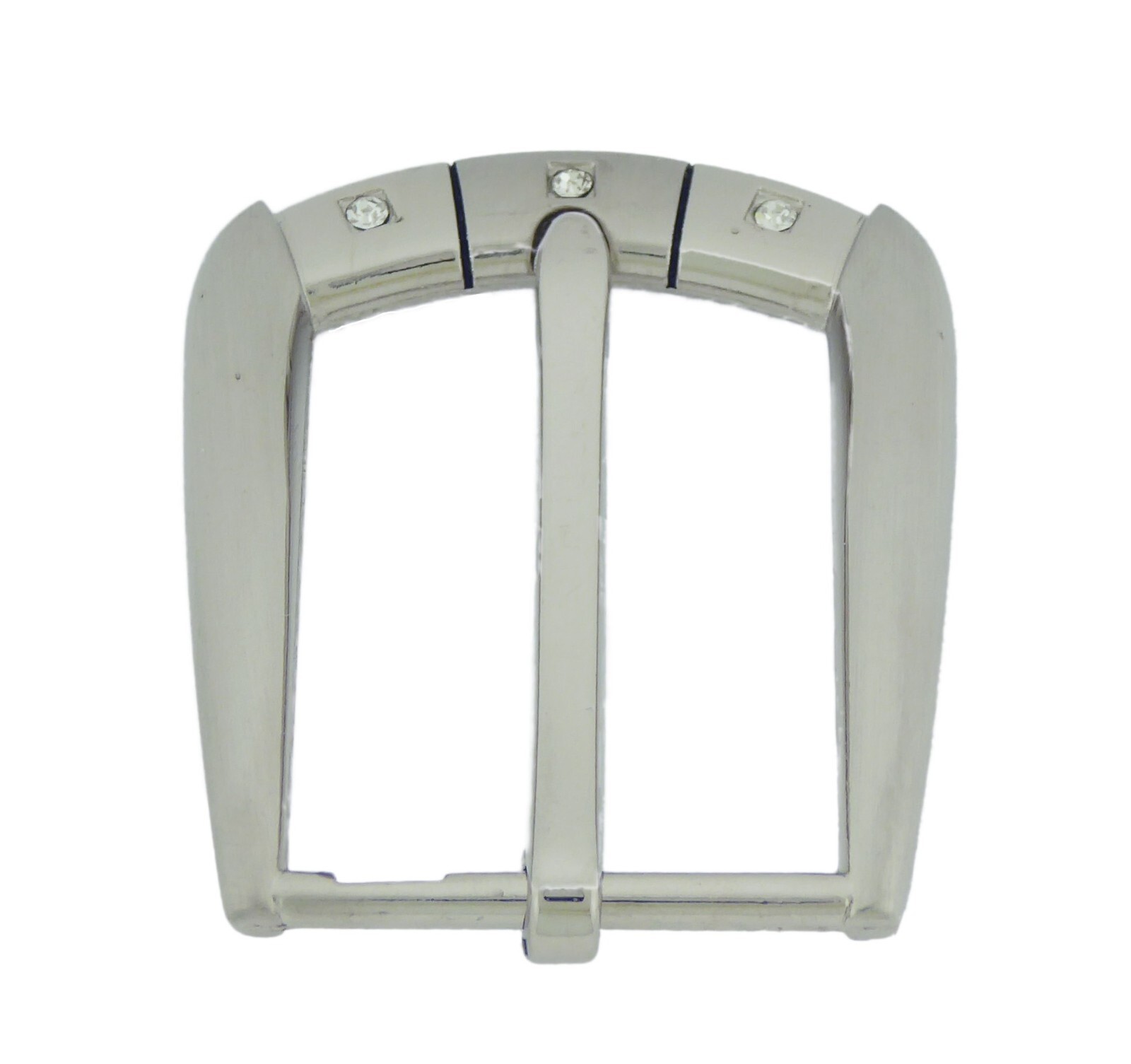 Pin Belt Buckles for Men&rsquo;s Fits 1.25″ inch 32 mm Jeans Belt Silver Iced Style