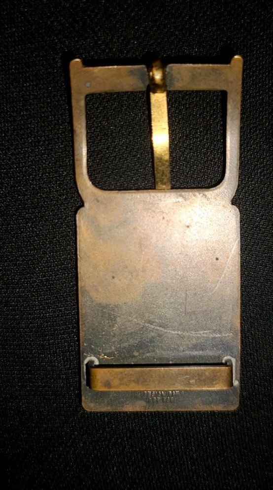 Vtg 1961 Usa Bowling Congress League Award Belt Buckle Most Improved Average