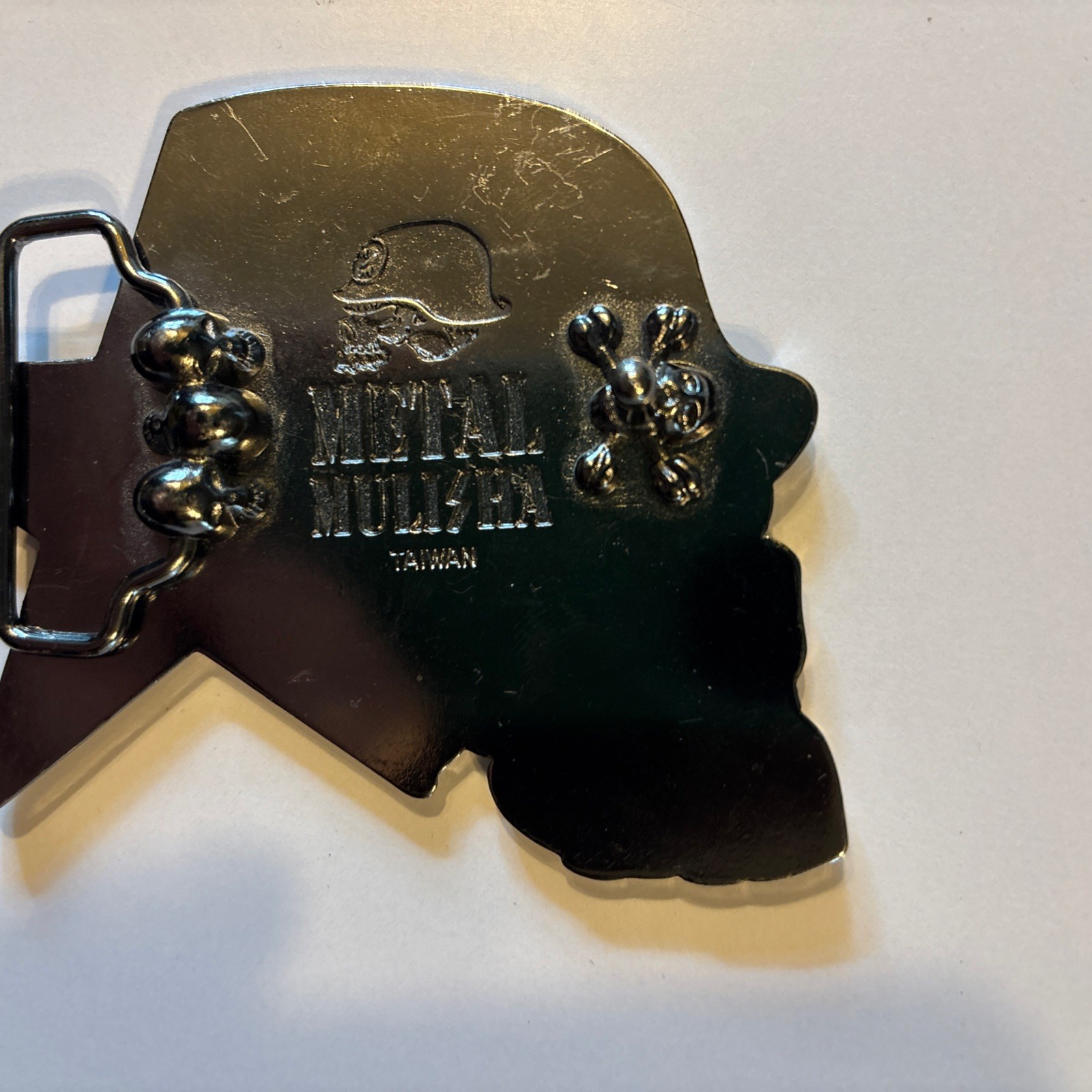 Metal Mulisha Skull Helmet Rockstar belt buckle Snowboarding Skateboard