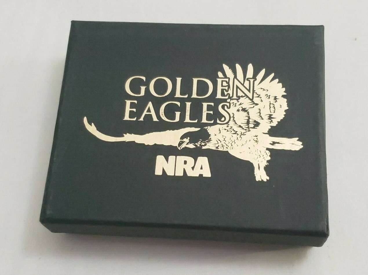 NRA National Rifle Association Golden Eagles 20 Belt Buckle NEW