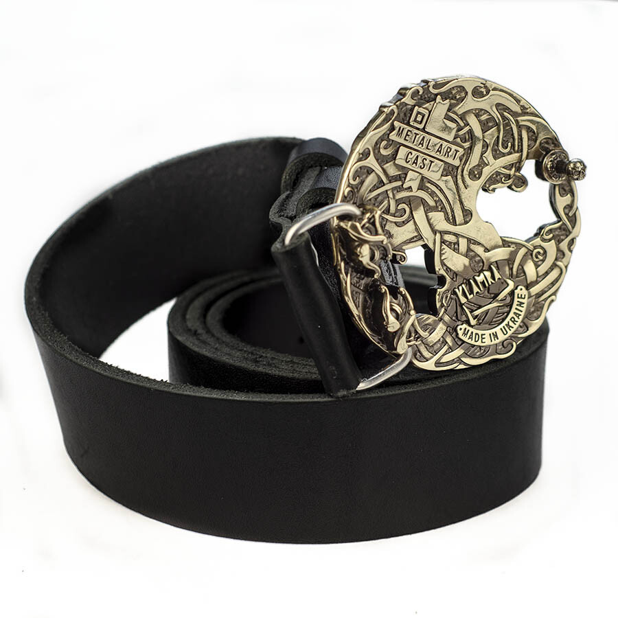 World Tree german silver belt buckle, Scandinavian Nordic Celtic runic Tree