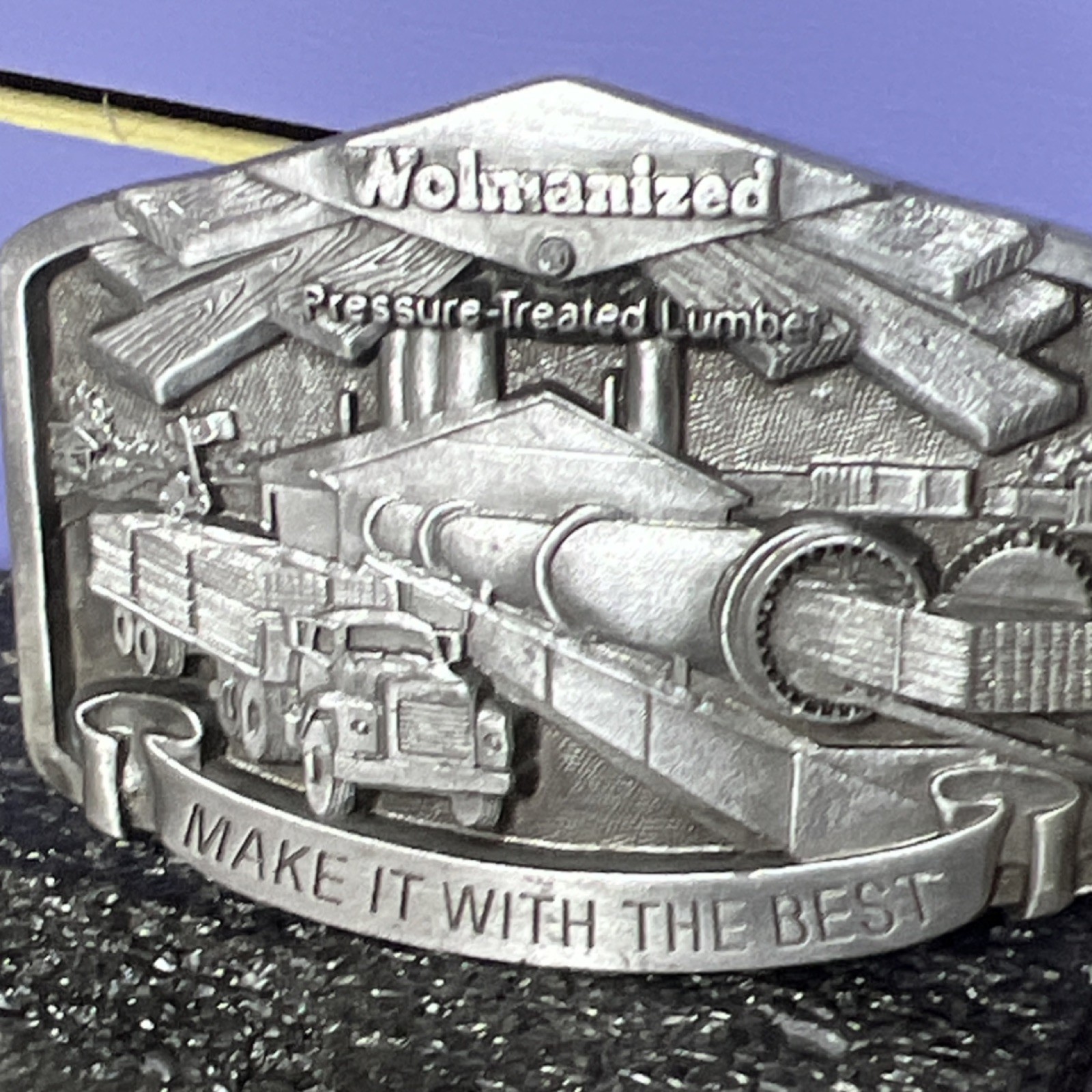 Wolmanized « Make It With The Best » Men&rsquo;s Western Belt Buckle