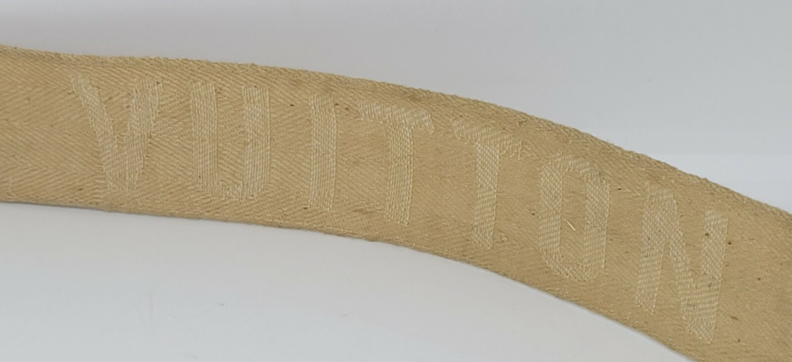 Antique Louis Vuitton Trunk Strap / Belt With Brass Buckle