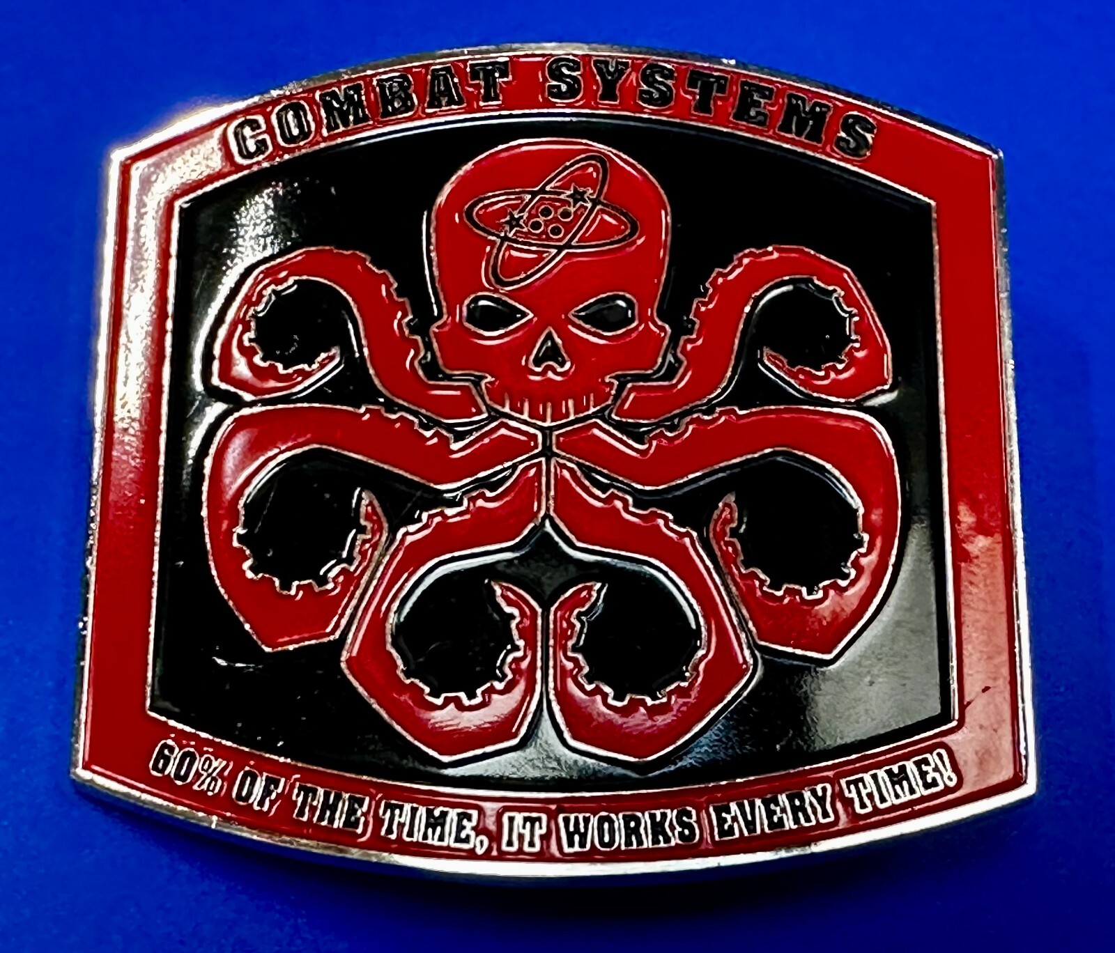 Combat System 60% Of Time It Works Every Time Military Army Us Dod Belt Buckle