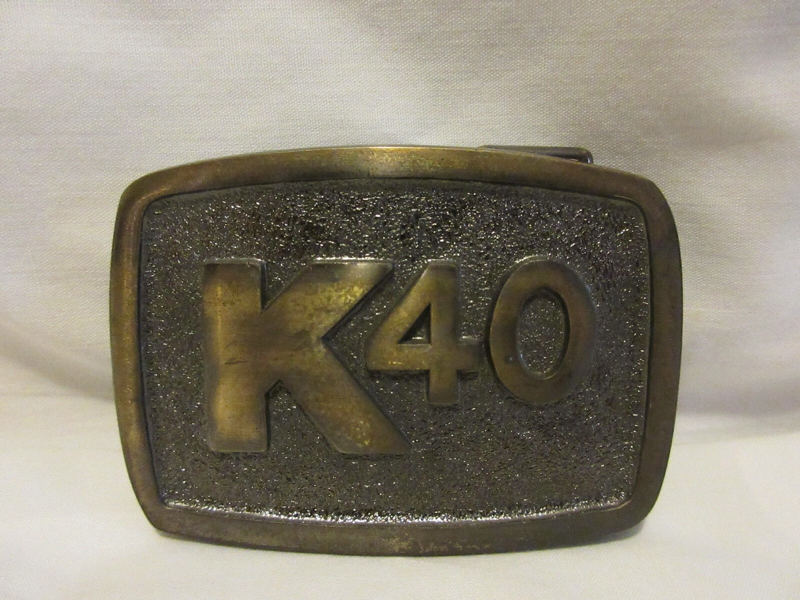 Vintage K40 « Merry Christmas From Your K40 Buddies 12-81 » Belt Buckle
