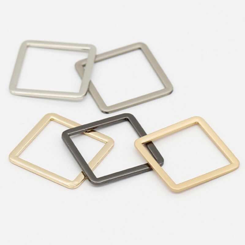 1pc Solid Metal Belt Buckle 45 mm Square Replacement Buckle for Backpack Bag DIY