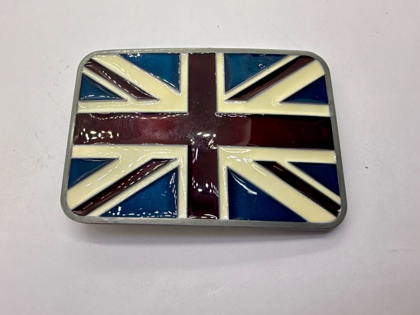 Great Britain Union Flag British Jack United Kingdom Patriotic Belt Buckle