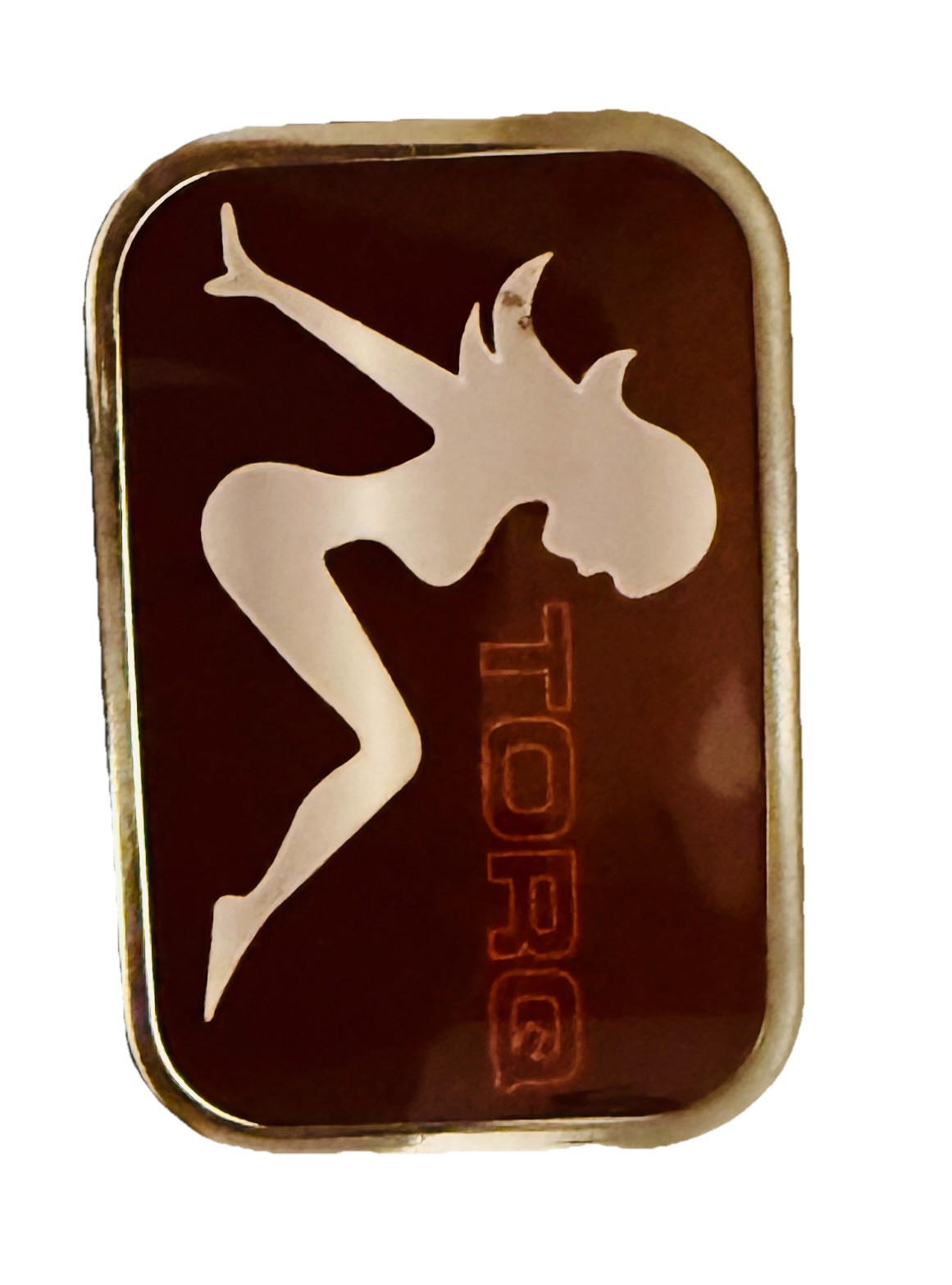 Mud Flap Naked Woman Trucker Metal Belt Buckle 3.5” X 2.5”
