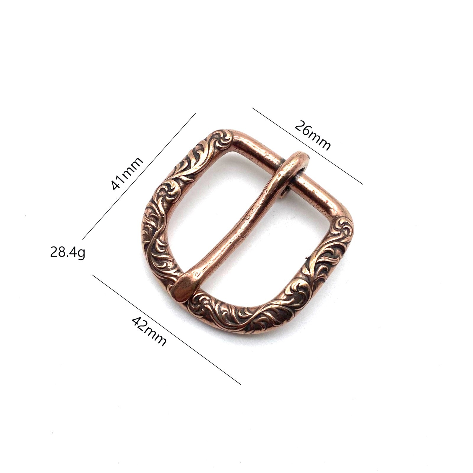 27mm/36mm Tang Grass Buckle for Tooling Carved Leather Belts