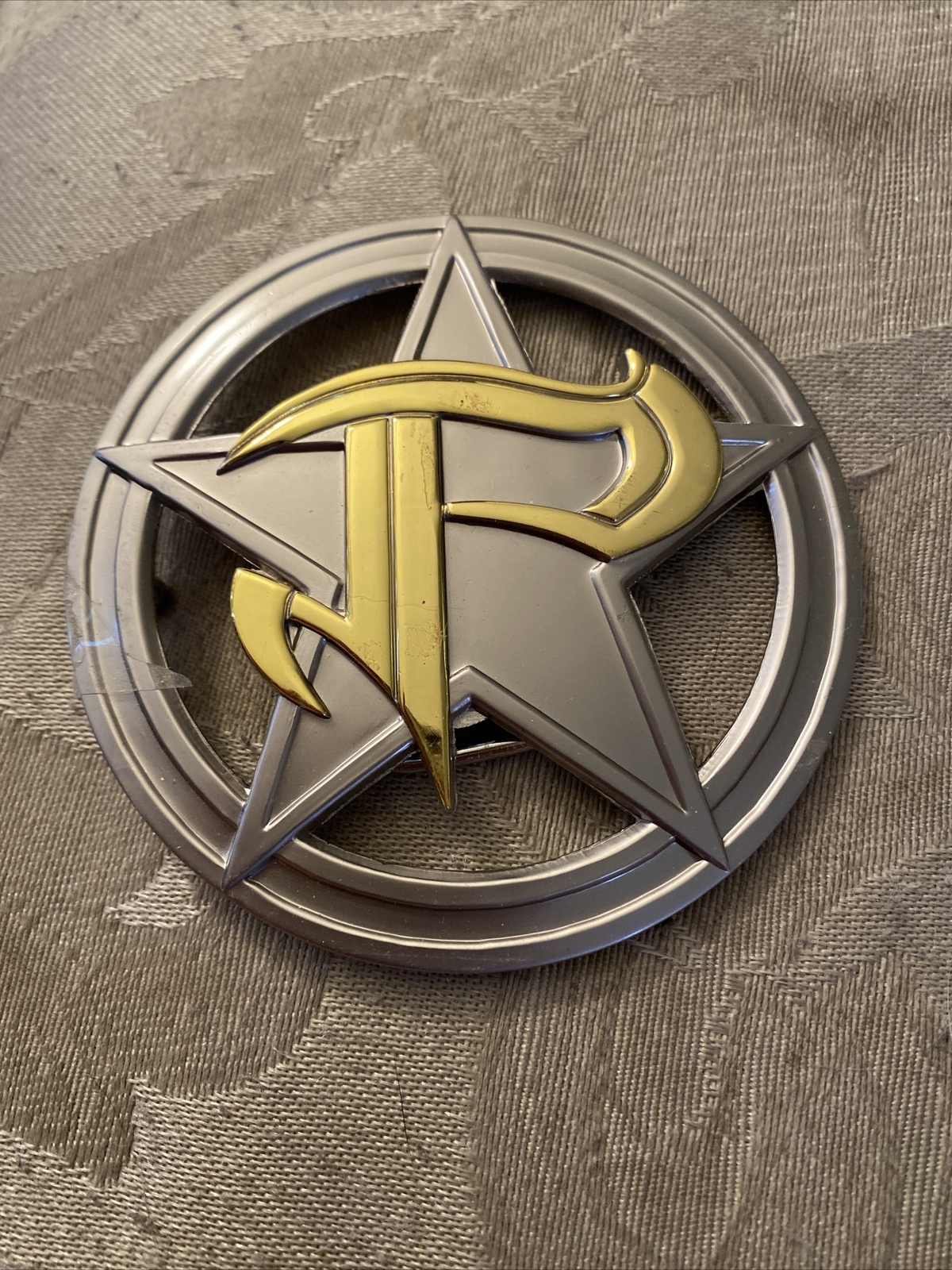 Belt Buckle Men’s P Star MLB Pittsburgh Pirates Round Gold Silver 3.5” Baseball
