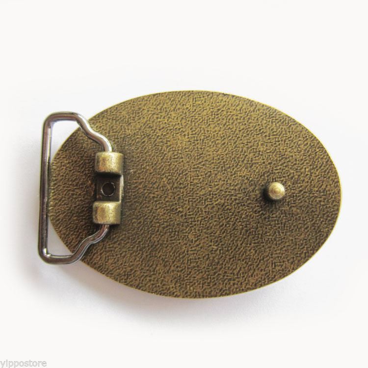 Bronze Keltic Celtic Knot Oval Western Metal Fashion Belt Buckle