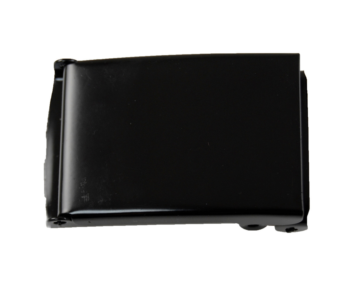 « PLAIN » MILITARY CANVAS WEB FLIP BLACK BELT & BUCKLE 60 INCHES