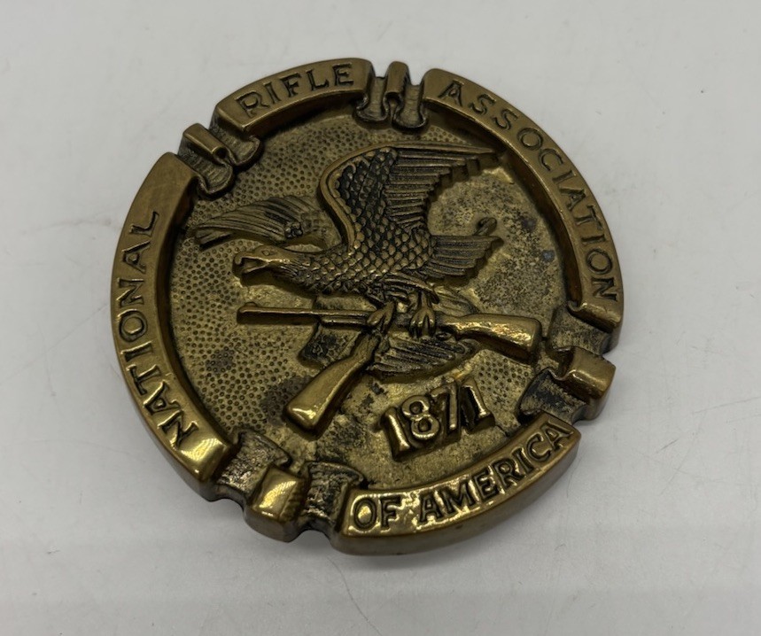 Vintage Brass Belt Buckle 1978 NRA National Rifle Association Of America 1871