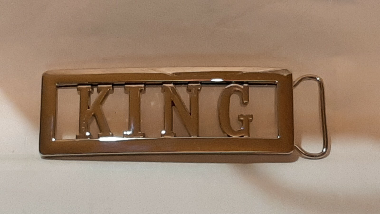 KING Custom Personalized Name Belt Buckle -Put your name or word on Buckle