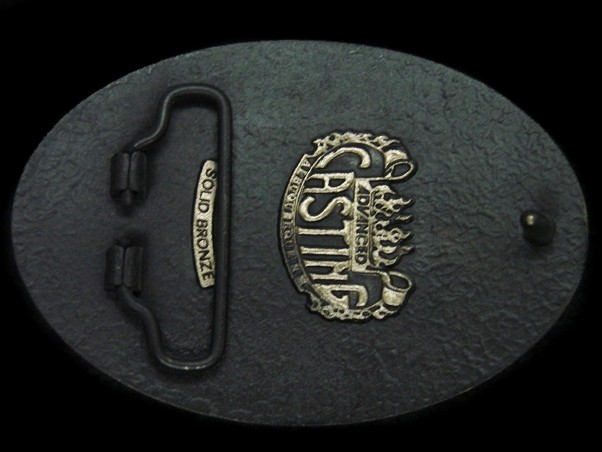 TG03110 NOS **BASICALLY BUCKLES COLLECTORS MAGAZINE** SOLID BRONZE BELT BUCKLE