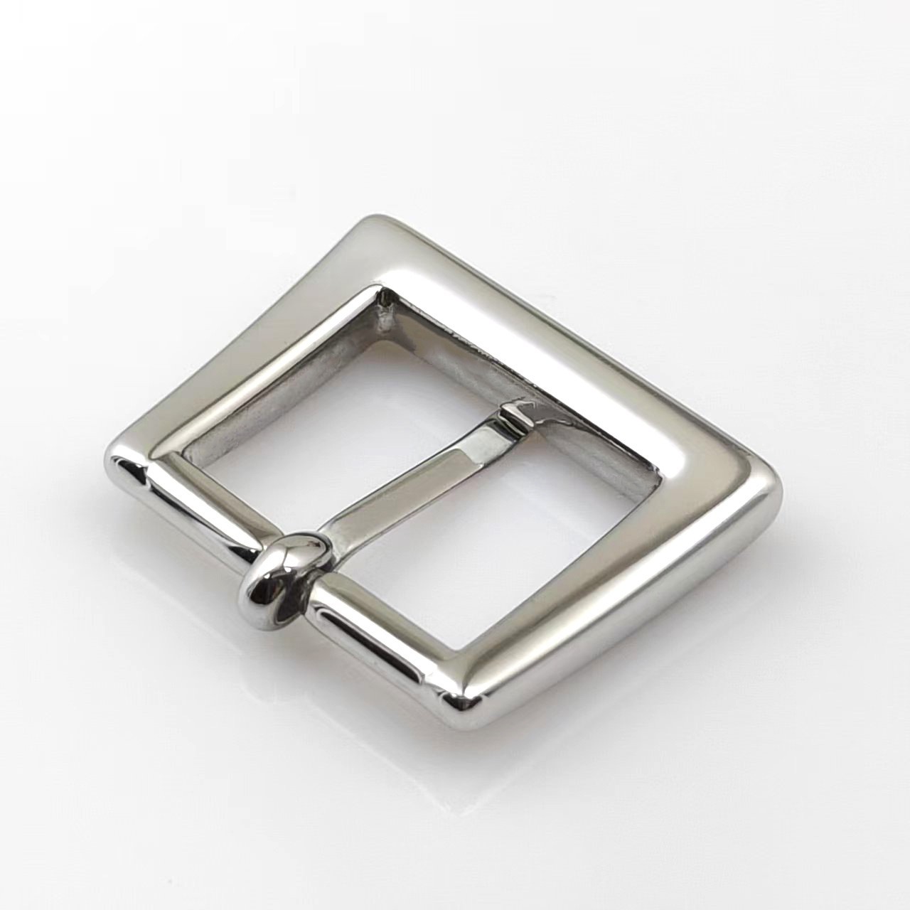 Men&rsquo;s Metal Belt Square Pin Buckle, DIY Belt Single Prong Buckle Hardware Gold