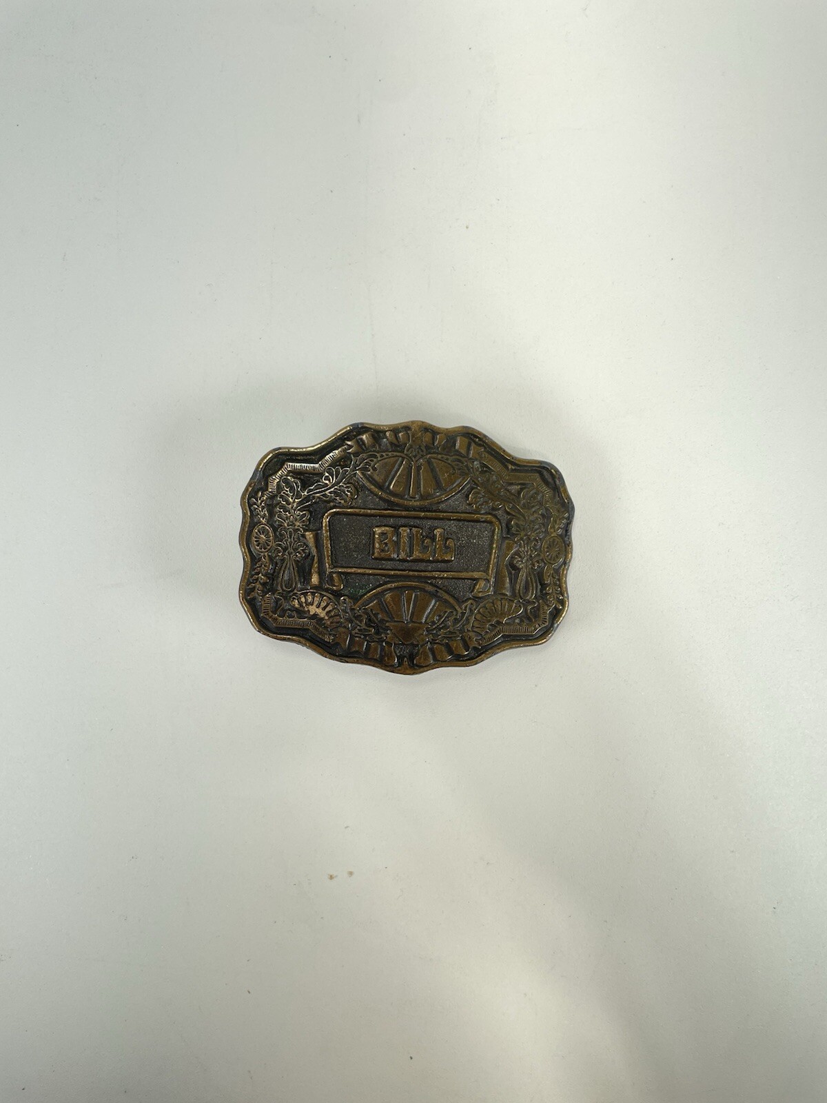 Vintage Oden Inc. Metal Heavy Belt Buckle Personalized With Name “Bill »