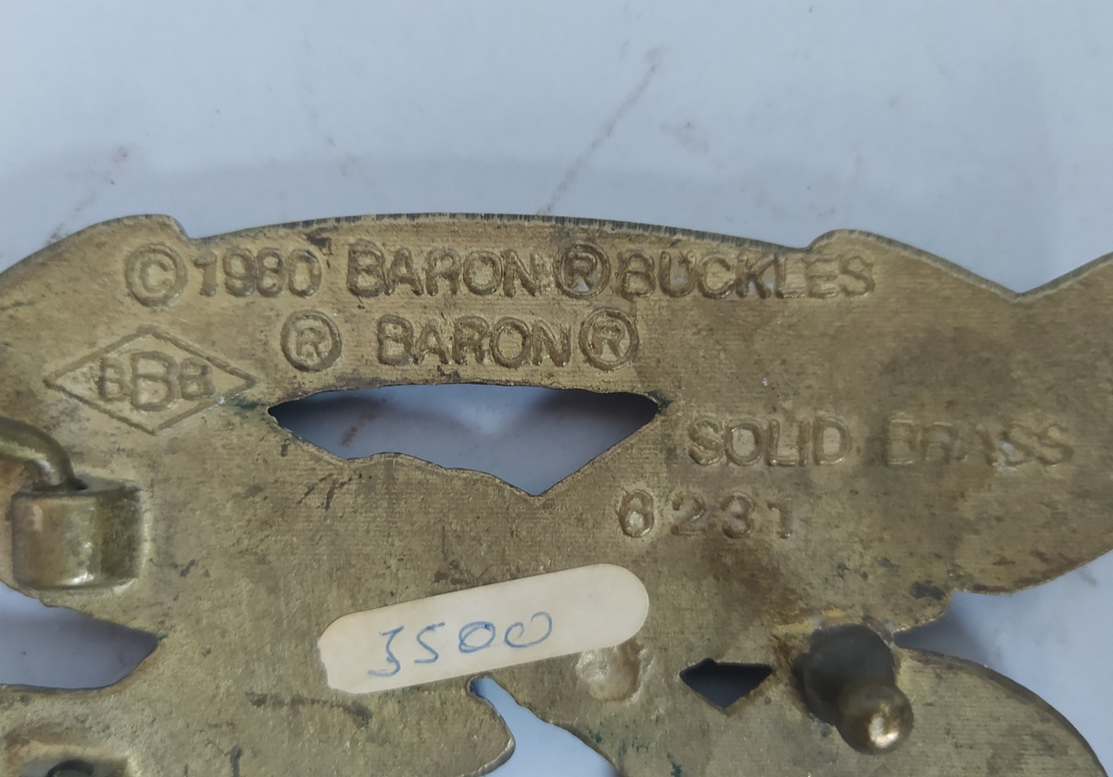 Vintage « Bluegrass » Baron Belt Buckles (BBB, 1986)