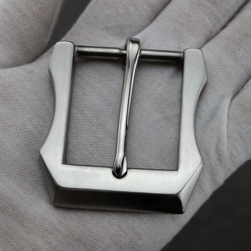 Stainless Steel Single Prong Replacement Belt Buckle Fits 1.5 Inch Wide Belt