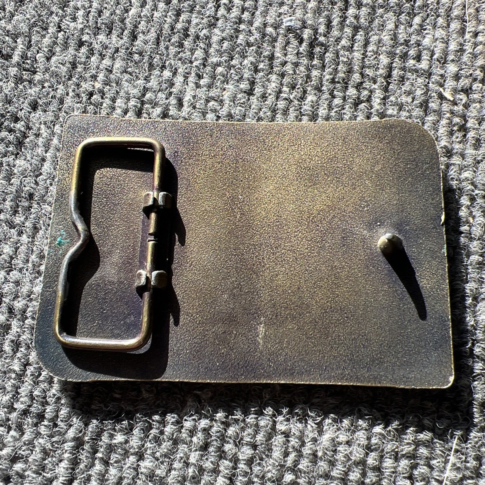 Vintage Belt Buckle NRA Whittington Center 15 years Brass Q739