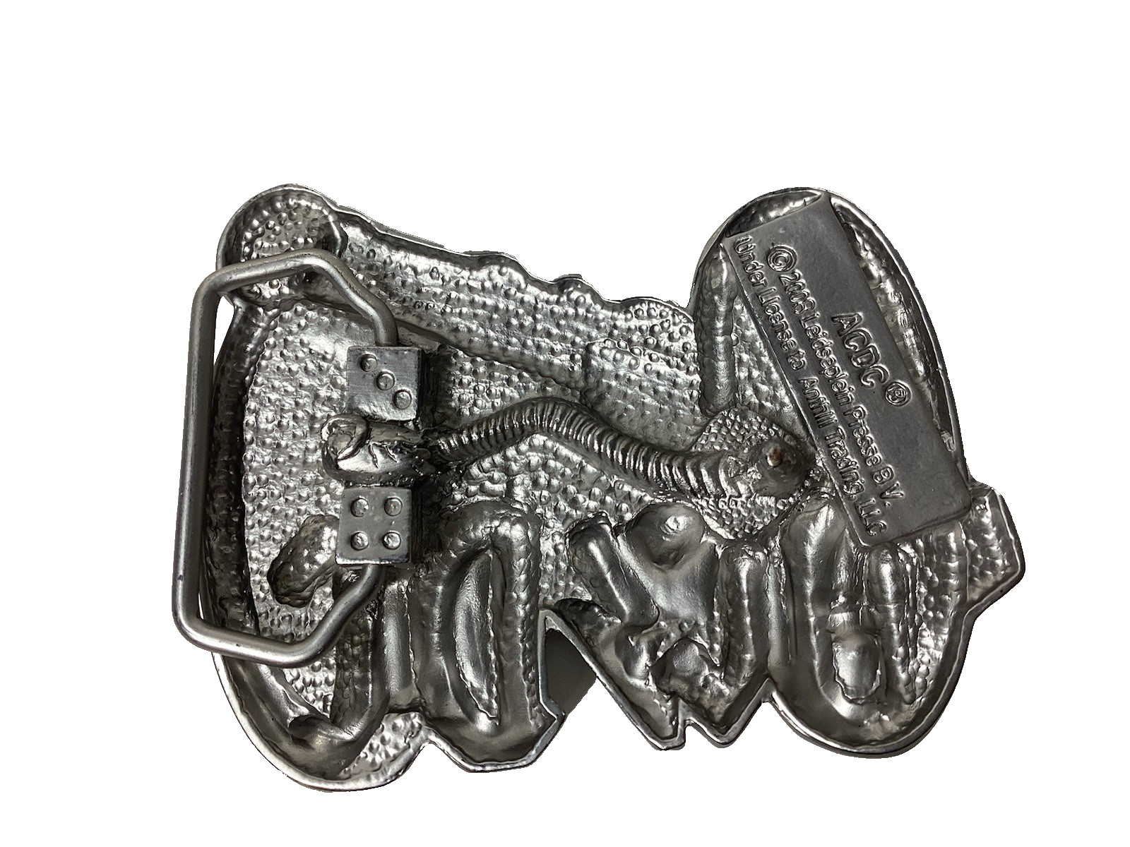 Brand New AC/DC Cannon Logo Rock Band Licence Belt Buckle