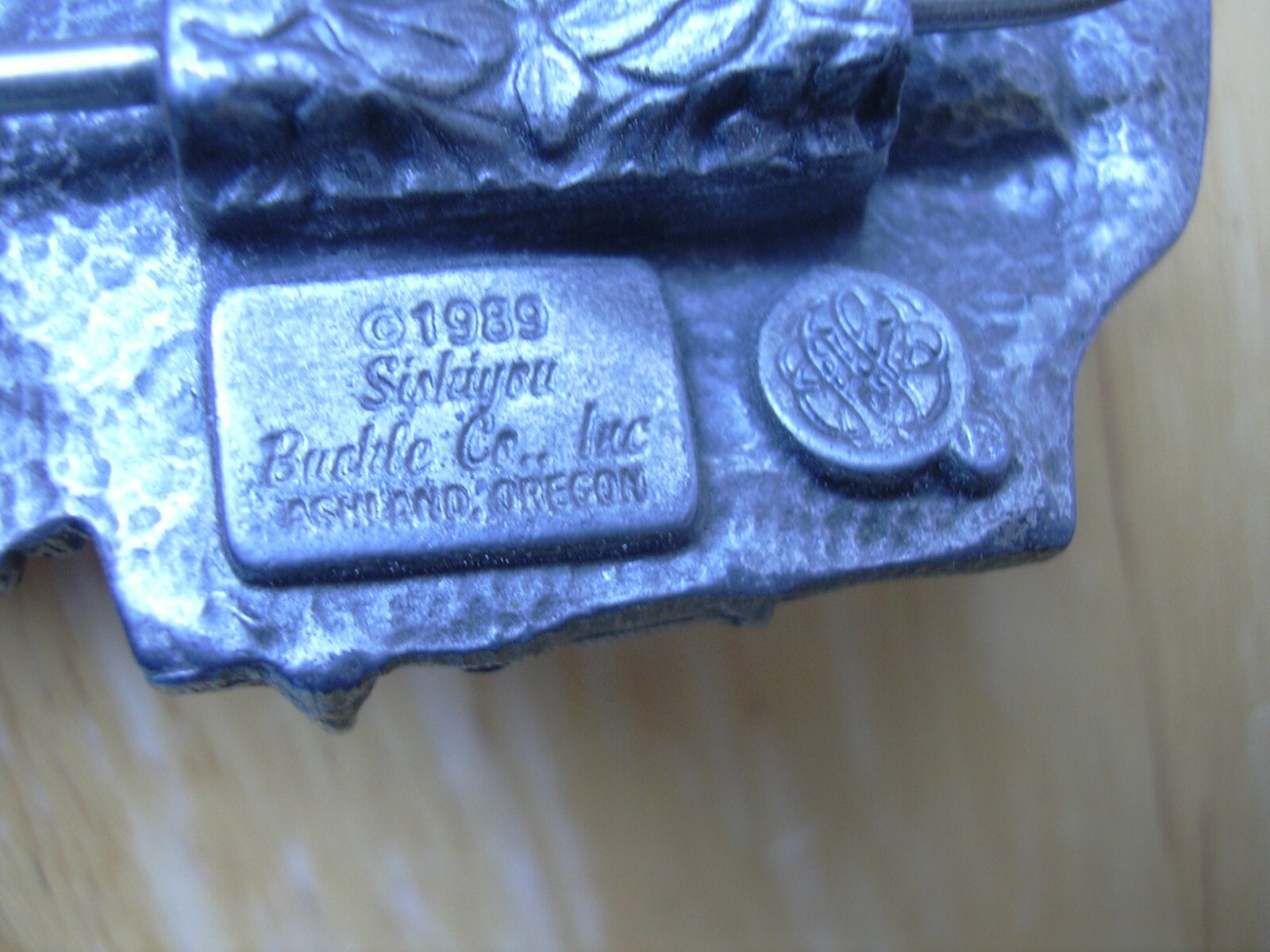 Vietnam Veteran 3D Pewter Belt Buckle Siskiyou K-85/s 1989 Forgotten Warrior USA