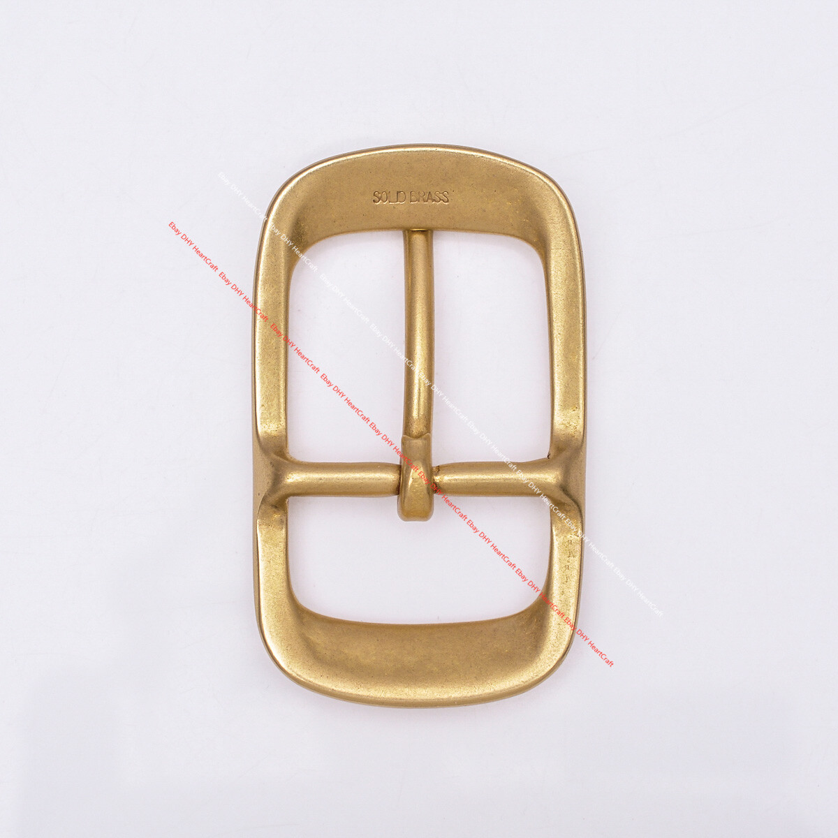 39mm HEAVY DUTY SOLID BRASS OVAL CENTER BAR BELT BUCKLE LEATHERCRAFT ACCESSORIES