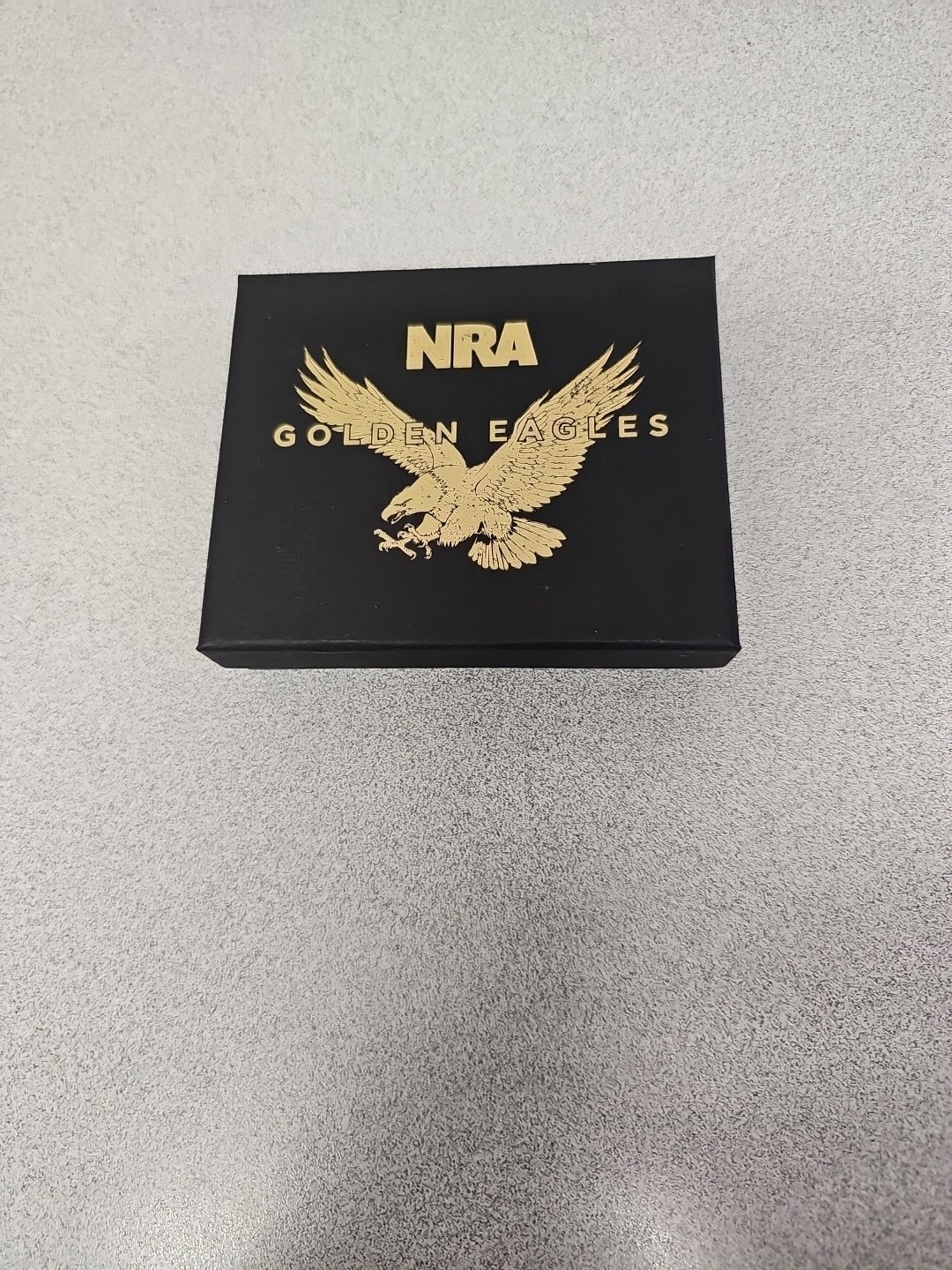 NRA Golden Eagles 2013 Commemorative LTD Belt Buckle Brass W/Box #D-5