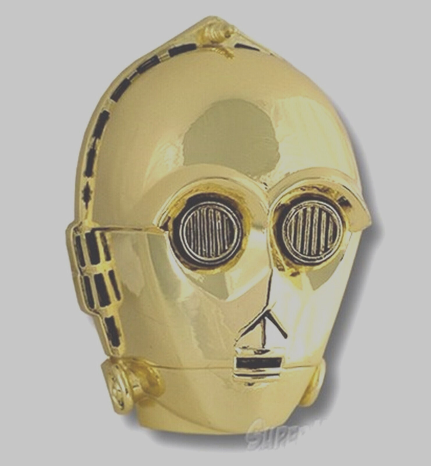 Star Wars Belt Buckle Movie Cosplay Halloween Costume Vintage Men Gold Metal