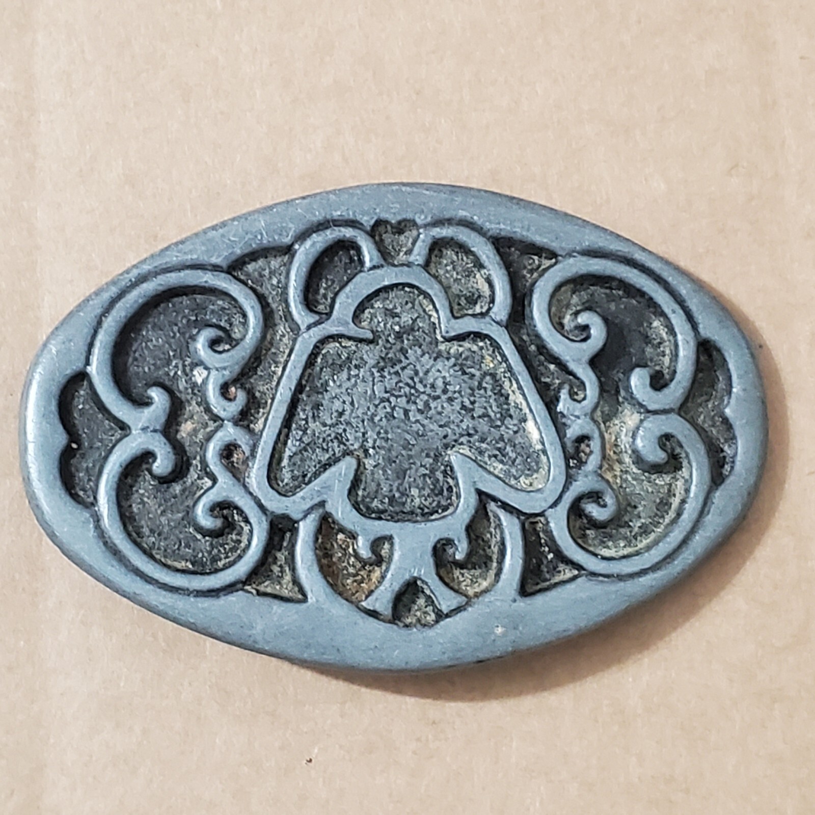 Men&rsquo;s Belt Buckle Western Eagle Design. Estate Find