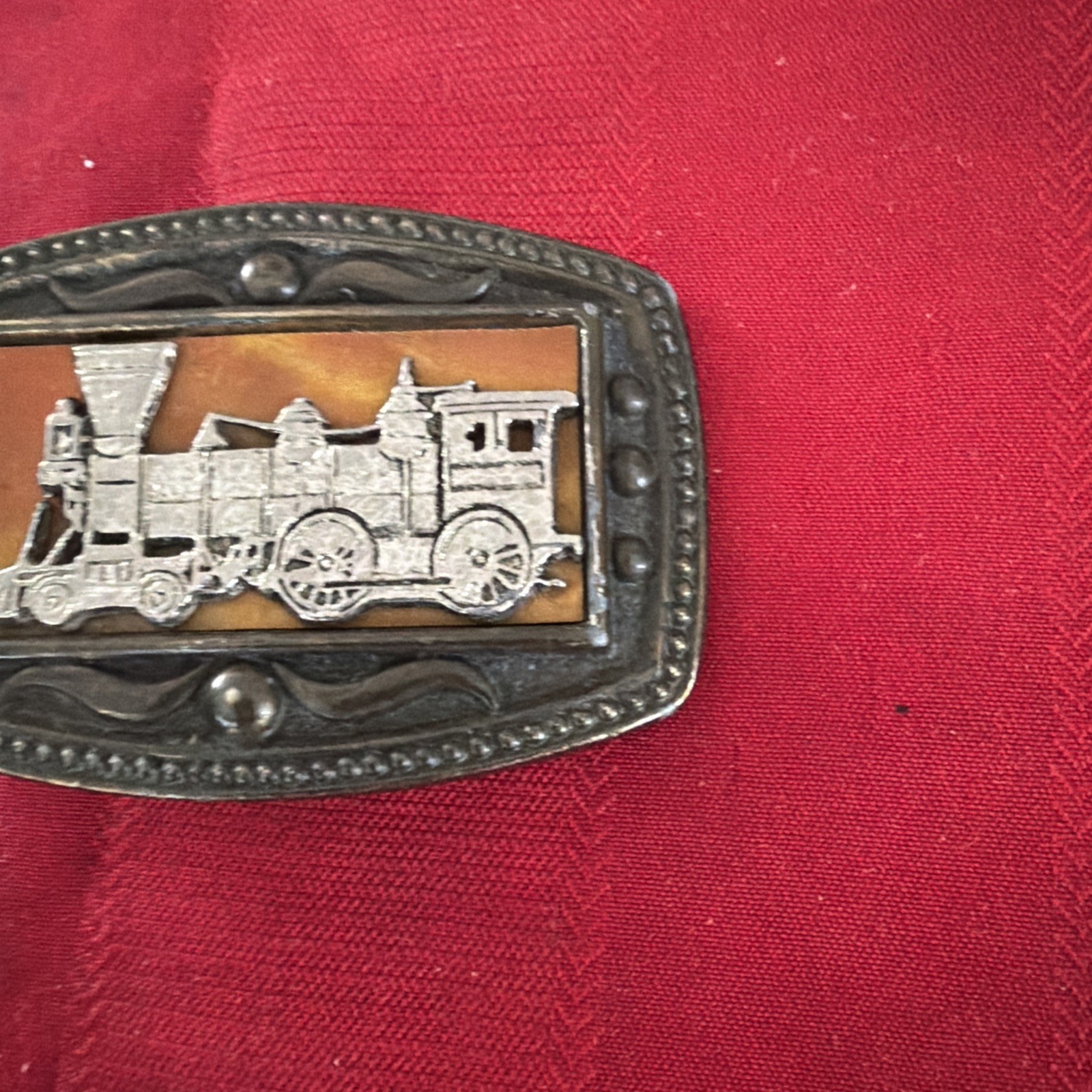 Vintage Steam Train Railroad Engine Design by CII New York Solid Brass 1970&rsquo;s