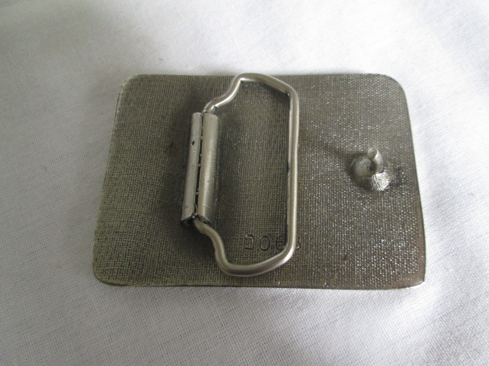 I&rsquo;d Rather Be Fishing – Green Enamel Belt Buckle