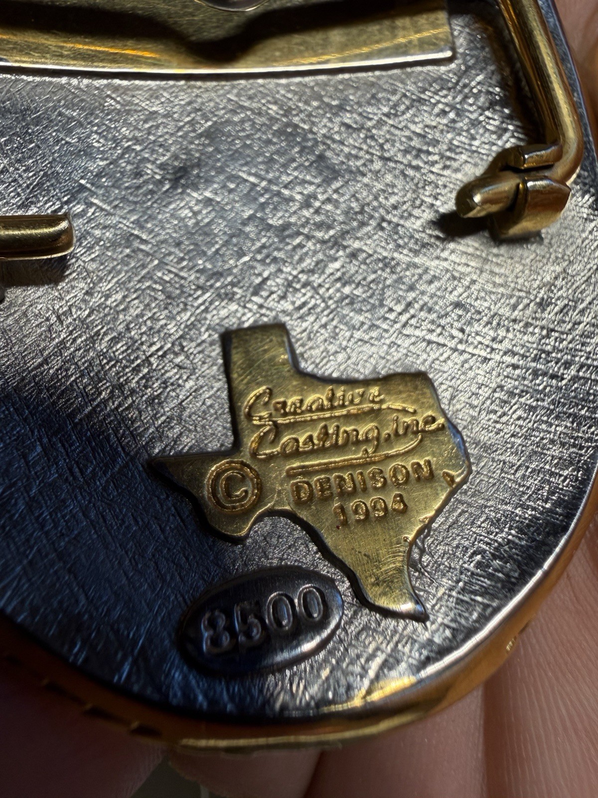 Vintage 1994 68th Annual Illinois State Skeet Championships Belt Buckle
