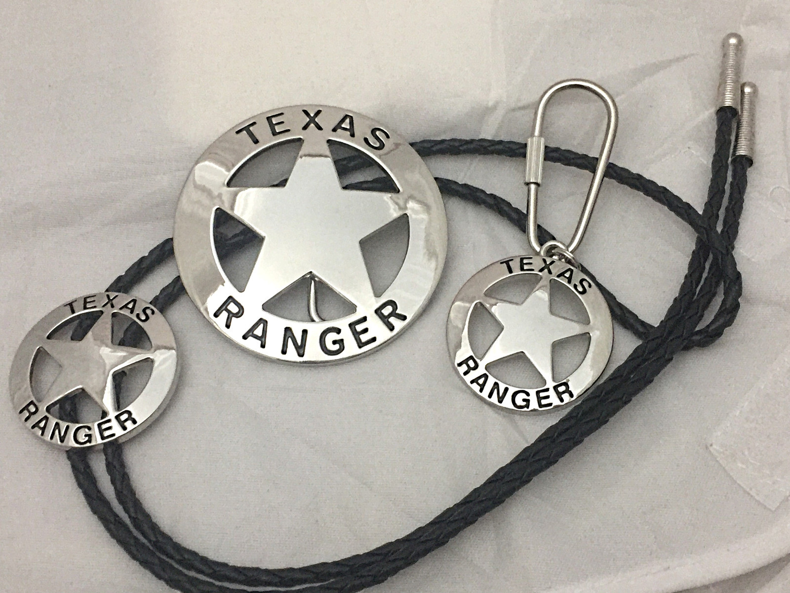 3 piece set Texas Buckle Belt Buckle, Bolo and Key Ring Box Set