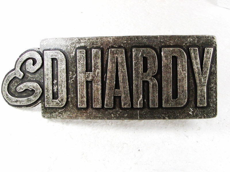 Silvertone Belt Buckle By ED HARDY 33116bbb