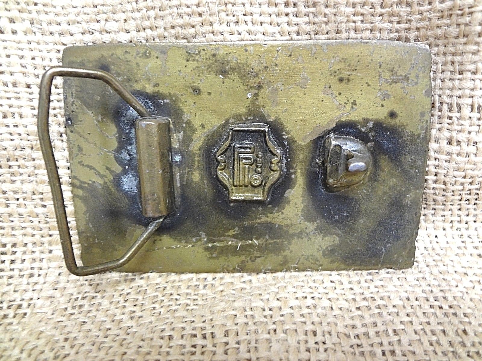 Colorado Centennial 1876-1976 Collectors Brass Belt Buckle Prospecting~FREE SHIP