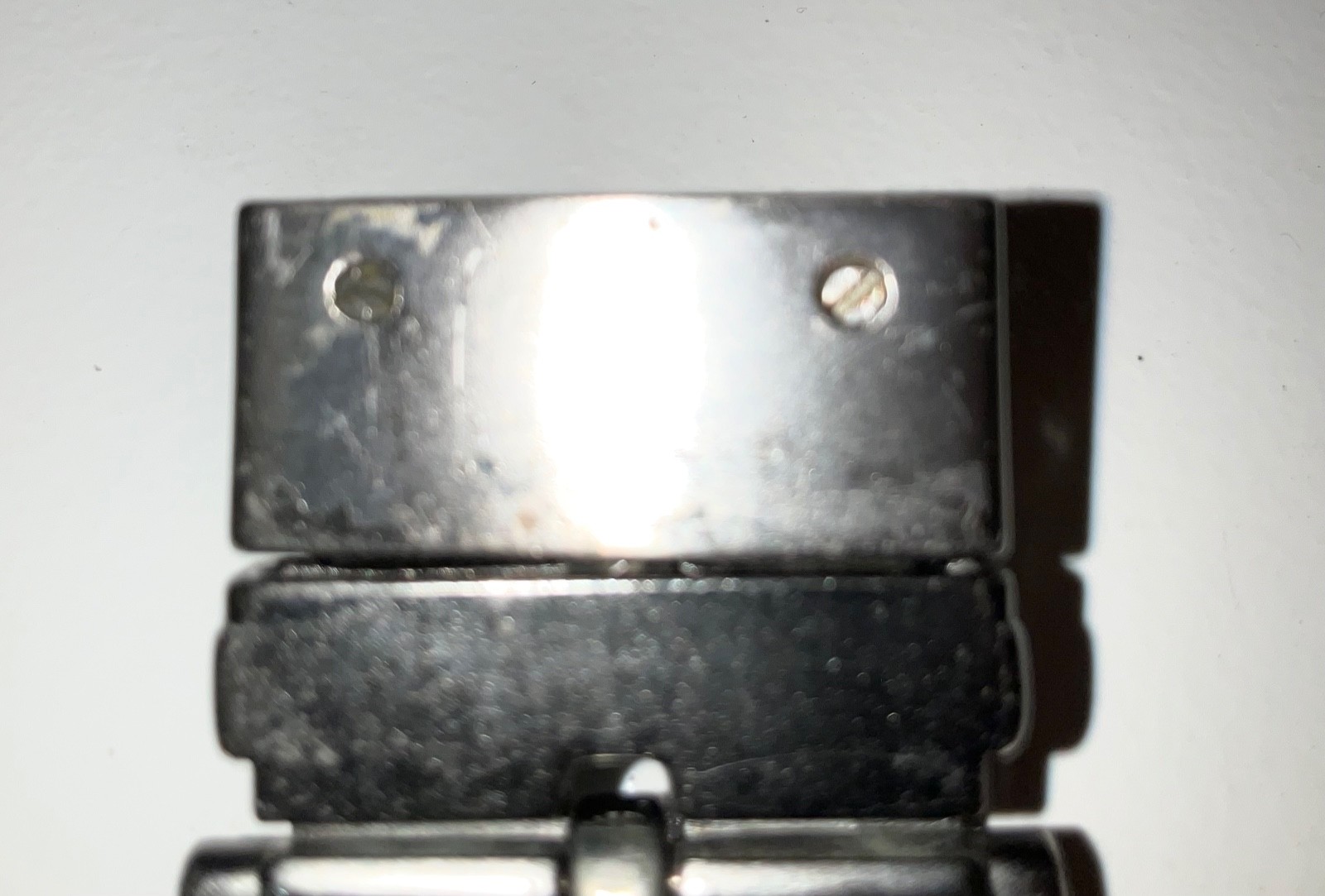 Reversible Belt Buckle Replacement Pin Buckle Rectangular Silver for 1.25” Wide