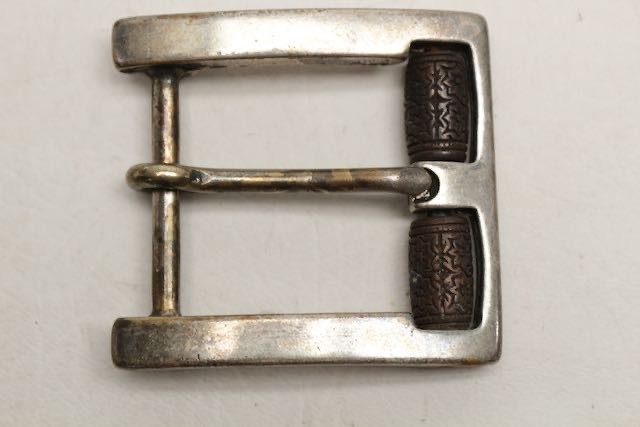 Lot of 9 Assorted Belt Buckles 1.5” Jewelled Silvertone Brass Chrome Crafter
