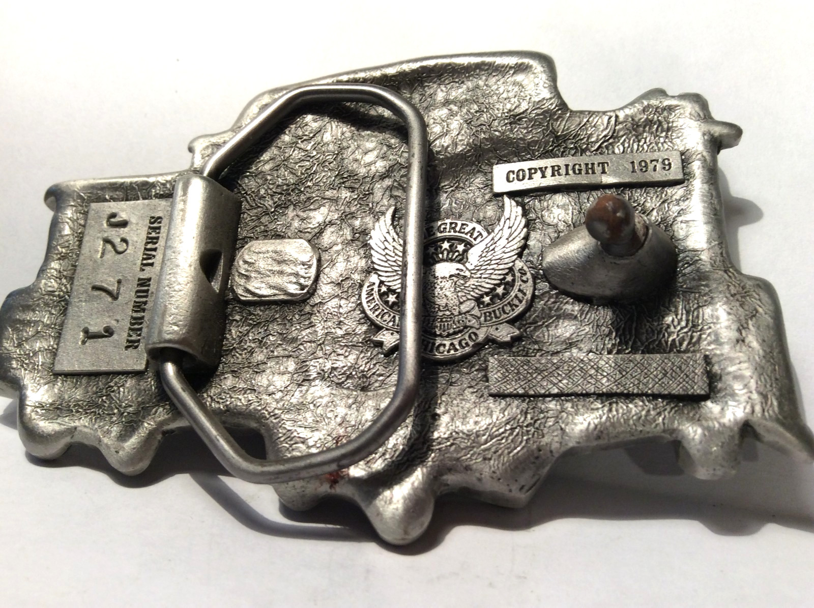 Vintage Train Caboose Belt Buckle Great American Buckle Co