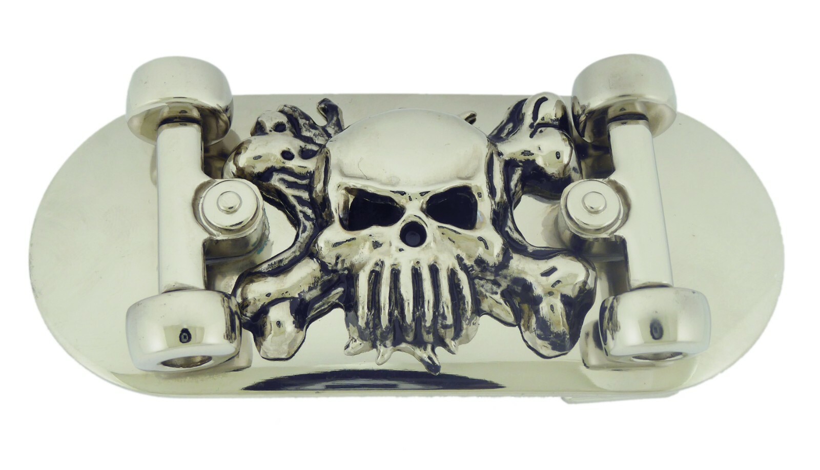 Skateboard Belt Buckles Skateboarders Skateboarding Skeleton Gold Silver Metal
