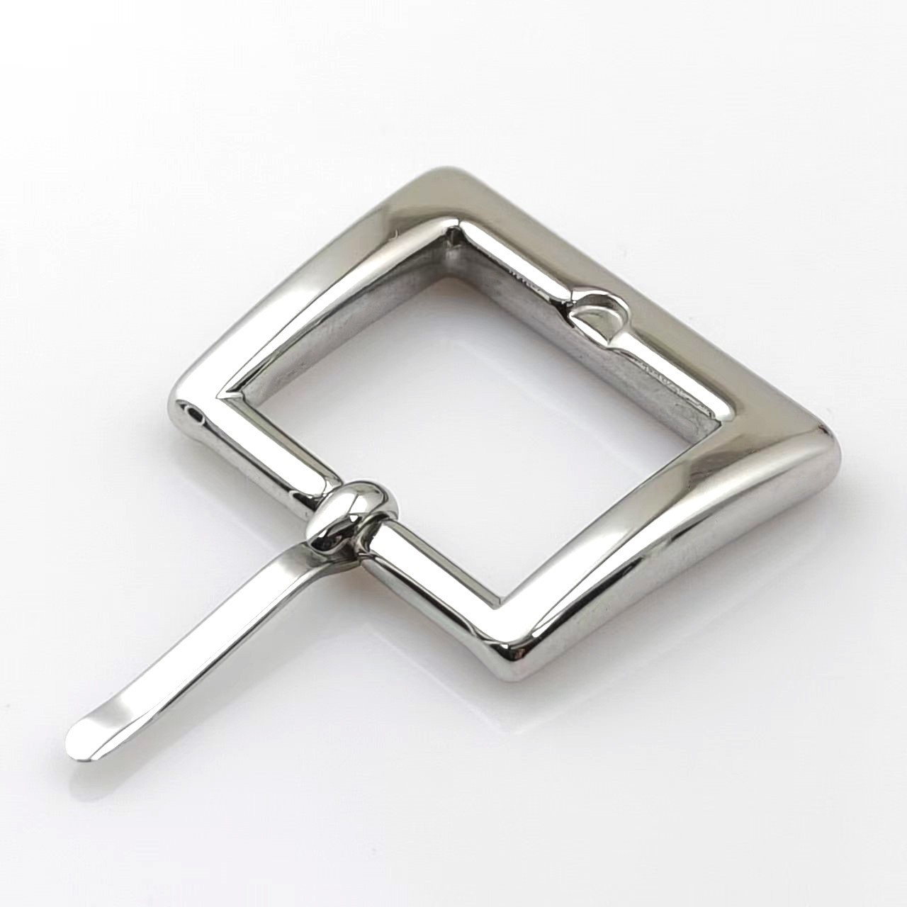 Men&rsquo;s Metal Belt Square Pin Buckle, DIY Belt Single Prong Buckle Hardware Gold