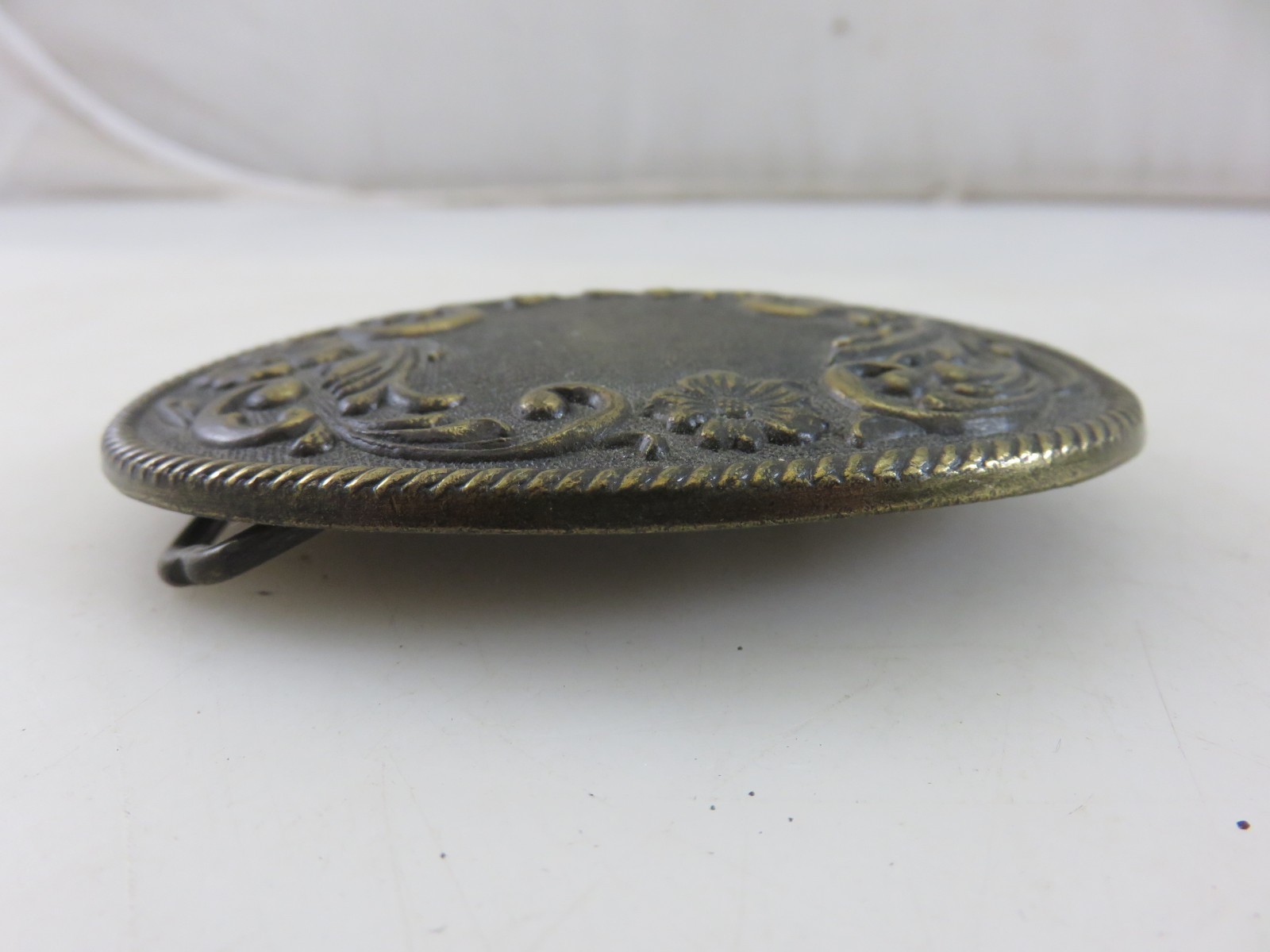 UNBRANDED Brass Floral Rope For Monogram Western Belt Buckle Made In USA