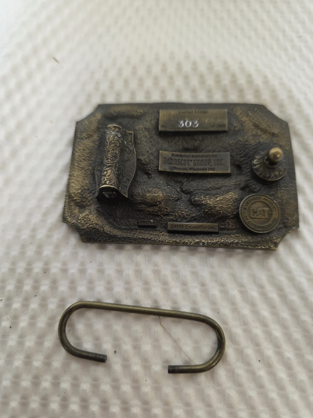 CAT 928G Wheel Loader Belt Buckle #303 Caterpillar Equipment 1996 Broken Swivel