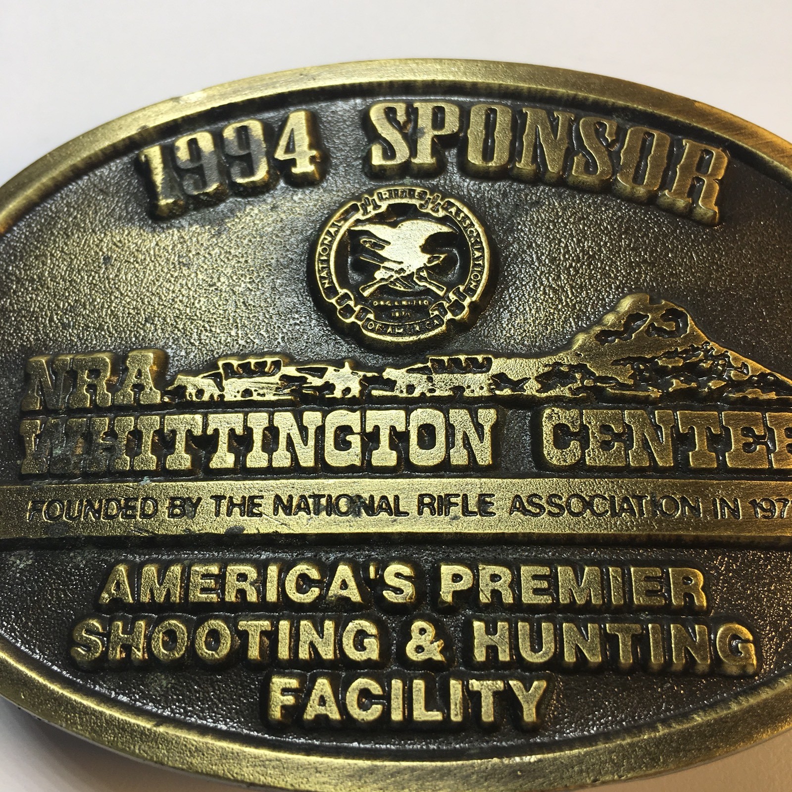 NRA Whittington Center America&rsquo;s Premium Shooting & Hunting Facility Belt Buckle