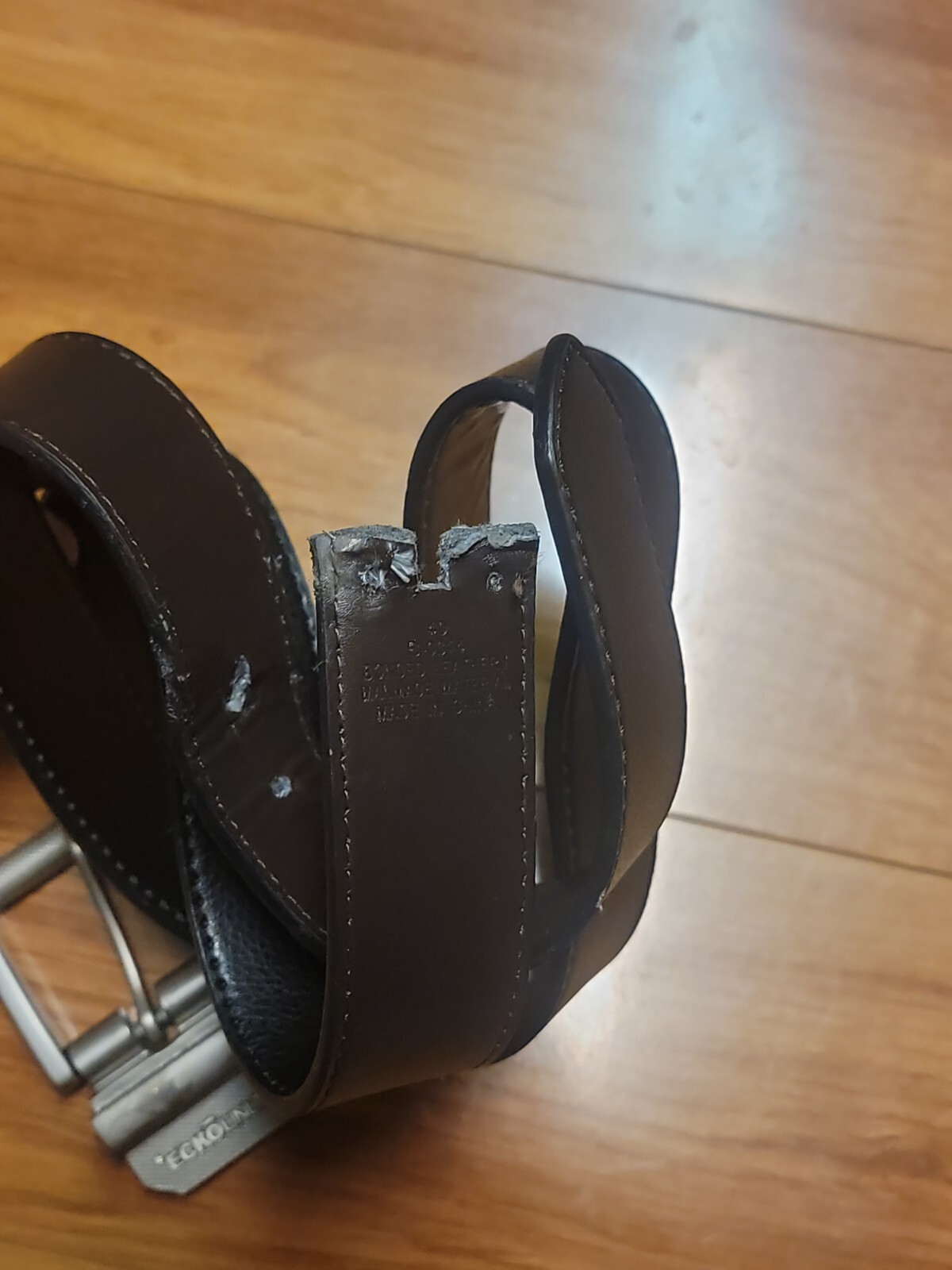VINTAGE ECKO UNLTD BELT FOR REPAIR SEE PICS AS IS