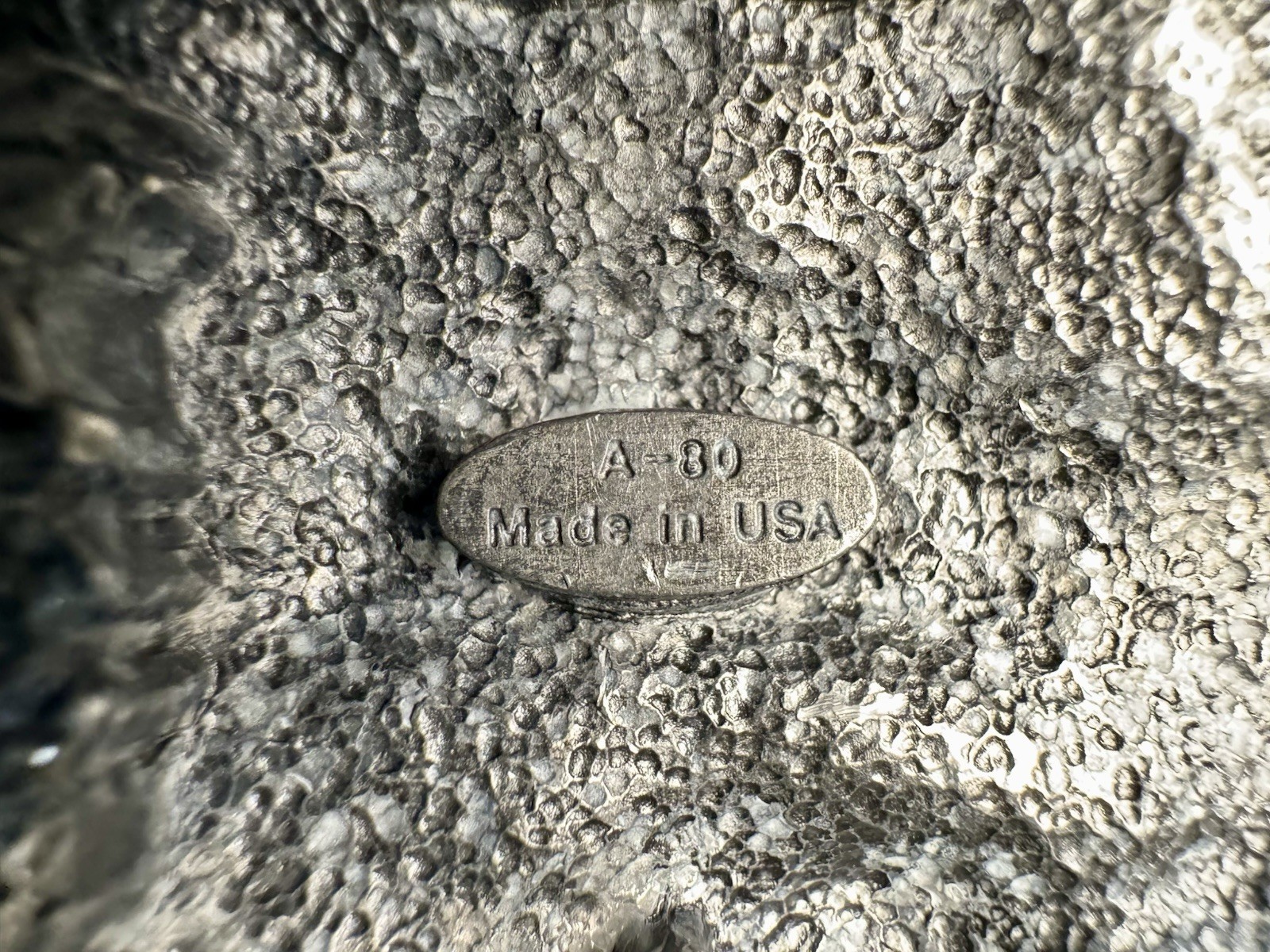 Vintage 1988 Grandpa Pewter Belt Buckle A-80 Siskiyou Buckel Co.