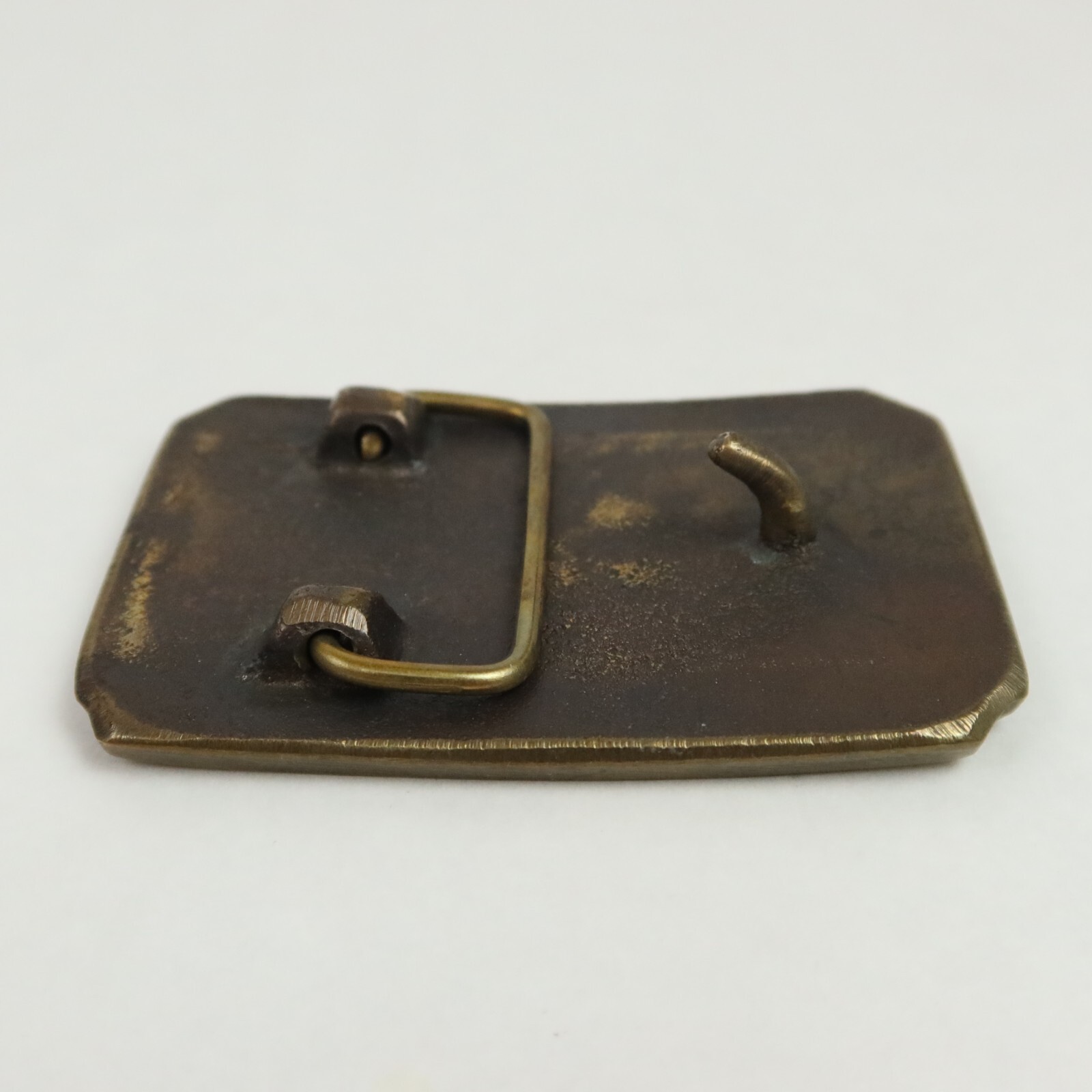 Vintage Nashville Tennessee Music City USA Belt Buckle Guitar Music Notes Brass