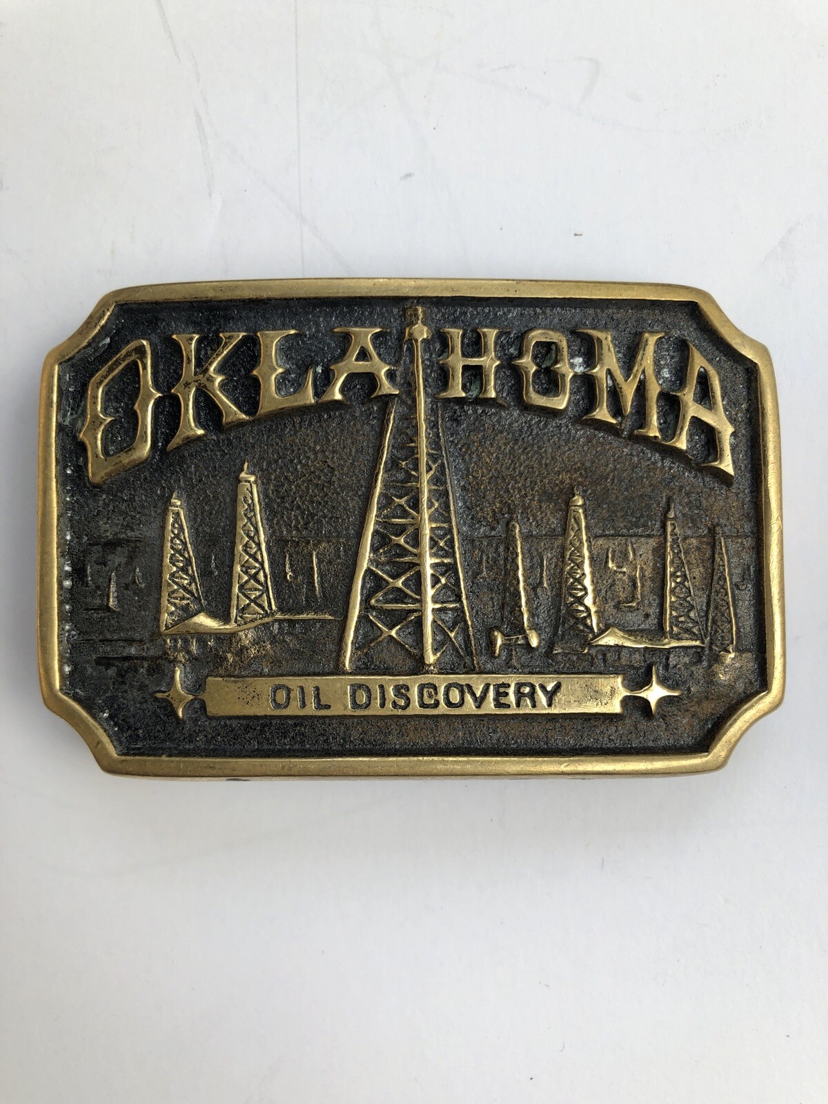 Registered Historical Collection Oklahoma Oil Discovery Belt Buckle AC-A8859