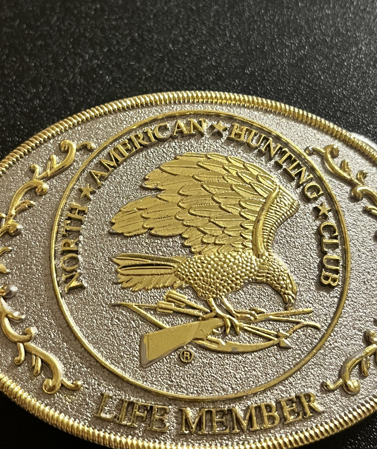 « NORTH AMERICAN HUNTING CLUB LIFE MEMBER » Belt Buckle
