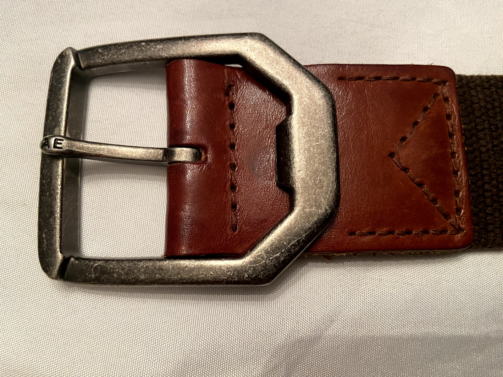 AMERICAN EAGLE OUTFITTERS Standard Tradition Cotton Leather Size S belt